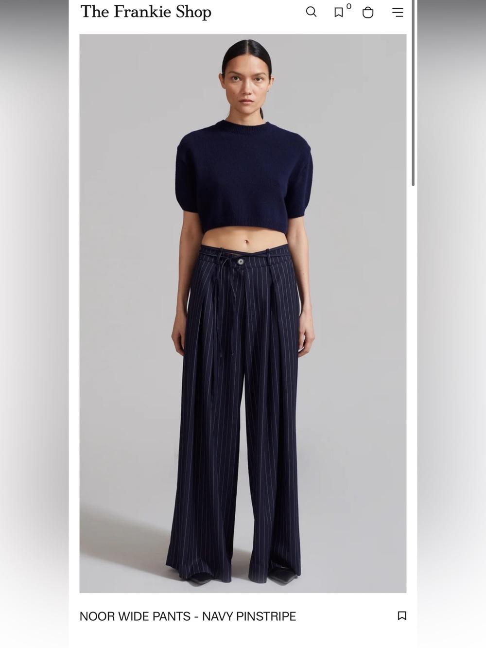 The Frankie shop noor wide pants